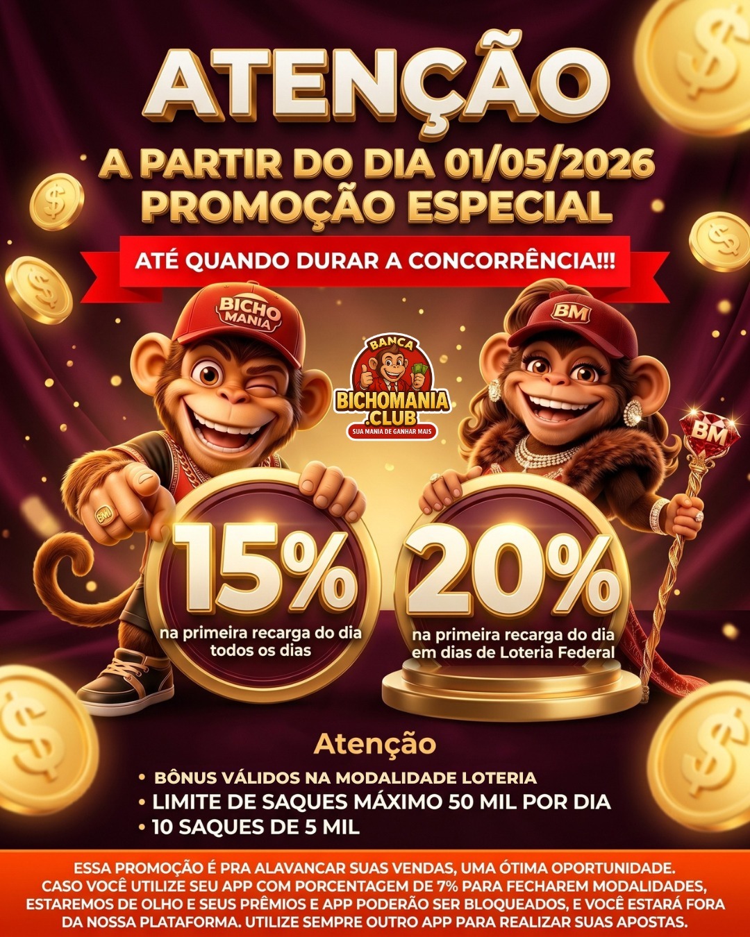 ATENÇÃO: A PARTIR DO DIA 01/05/2026 PROMOÇAO ESPECIAL